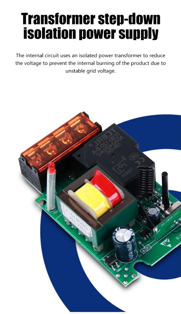 Zdalny przełącznik silnika pompy wodnej, typ szynowy, bezprzewodowy, zdalny